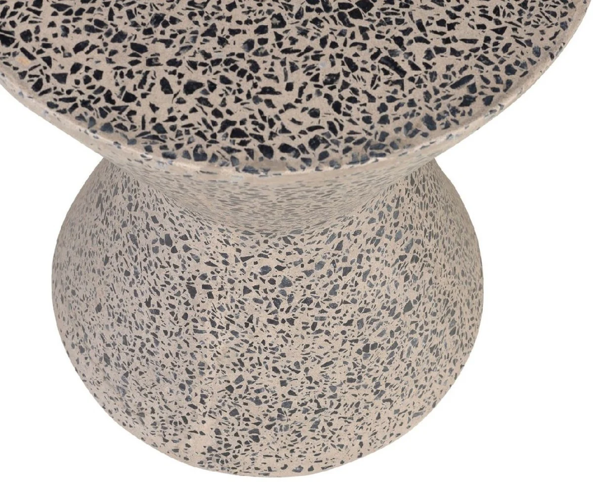 Luxury side table / stool gray Ø 40 x H. 51 cm - Round concrete table / stool - Living room furniture - Luxury furniture - Concrete furniture - Luxury furnishings - Living room furnishings