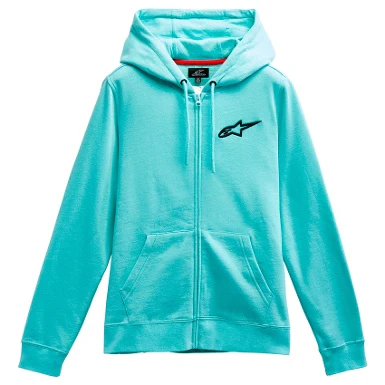 SUDADERA ALPINESTARS AGELESS CHEST LADY AZUL / NEGRO