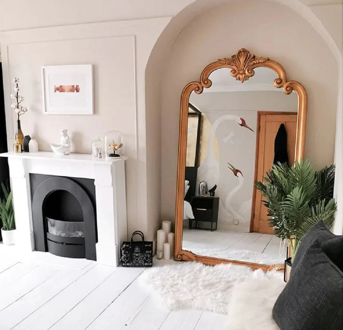 Luxury Baroque Mirror Copper - Magnificent Italian Baroque Style Wall Mirror - Handcrafted Luxury Furniture in Baroque Style - Magnificent Baroque Furniture - Made in Italy - Luxury Quality