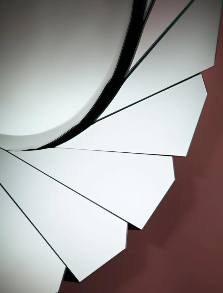 Mirror / wall mirror Ø 89 cm - luxury living room accessories