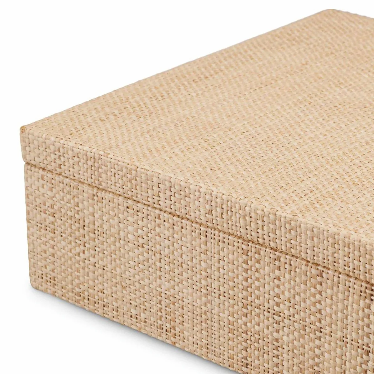 Luxury storage box natural colors 40 cm - luxury accessories