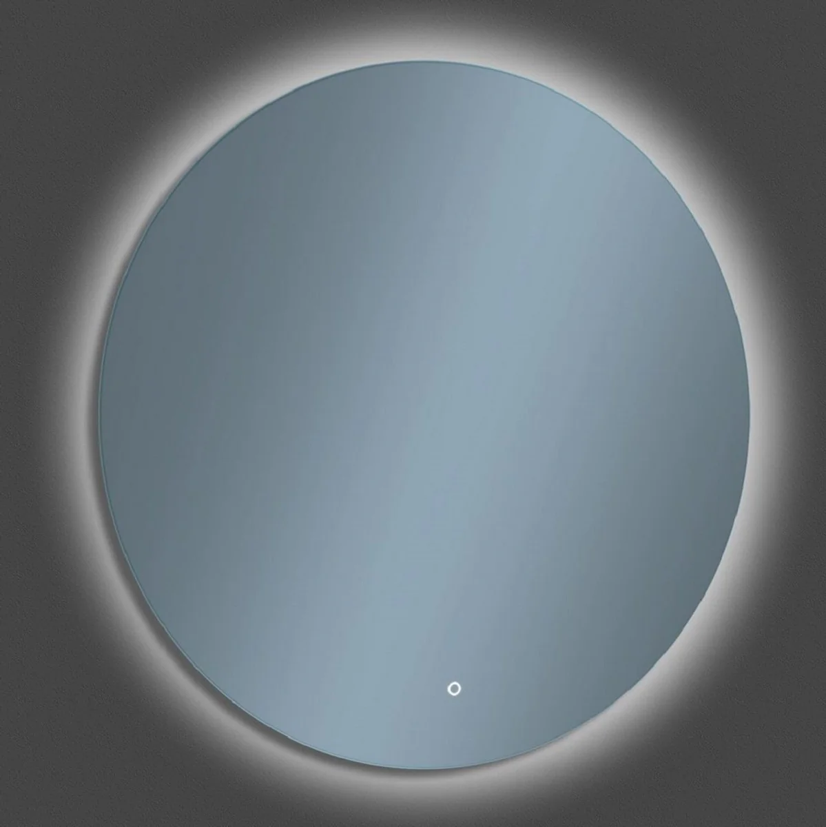 Luxury bathroom mirror Ø 60 cm - Round wall mirror with LED lighting - Bathroom furniture - Bathroom accessories