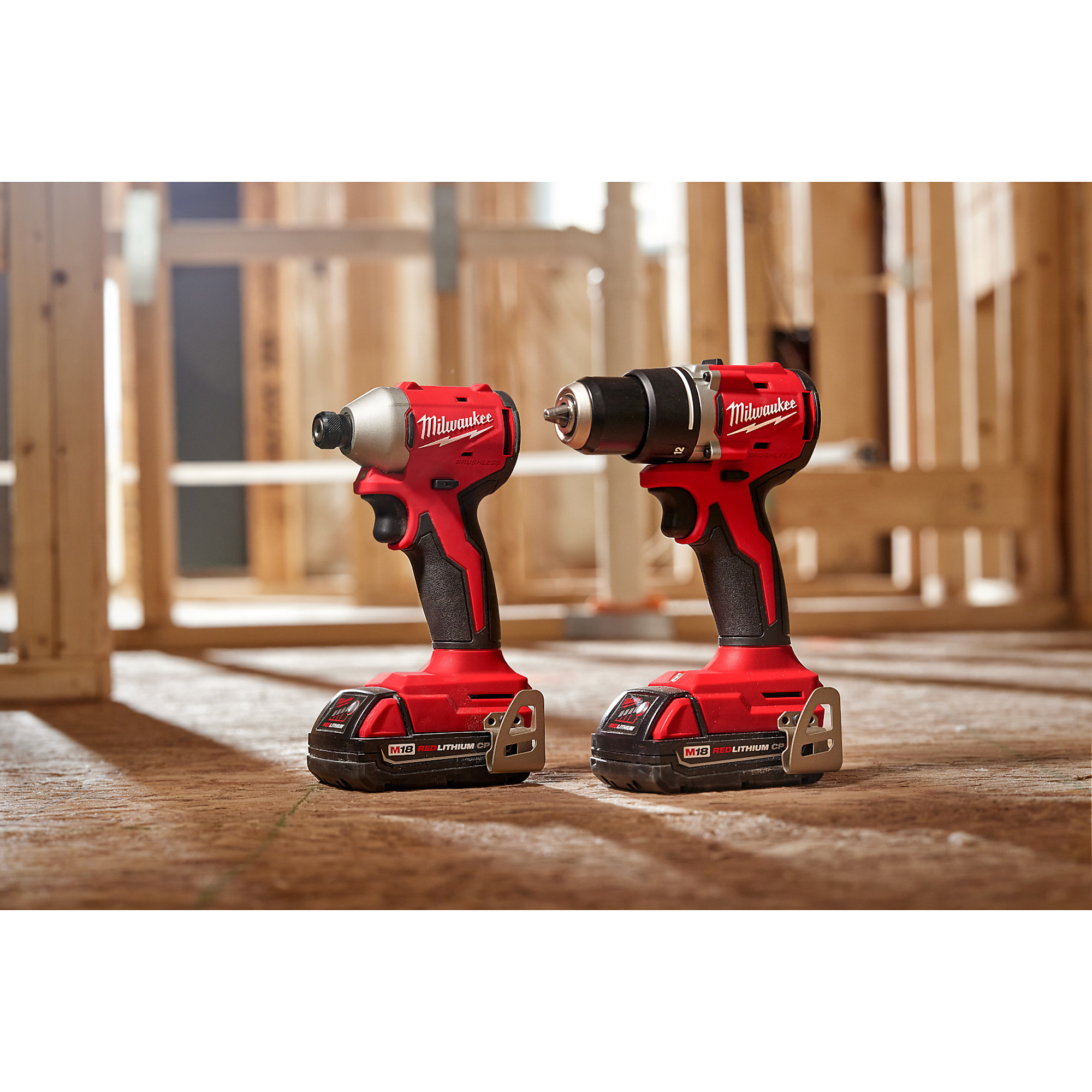 Milwaukee, M18 Compact Brushless 2-Tool Combo Kit