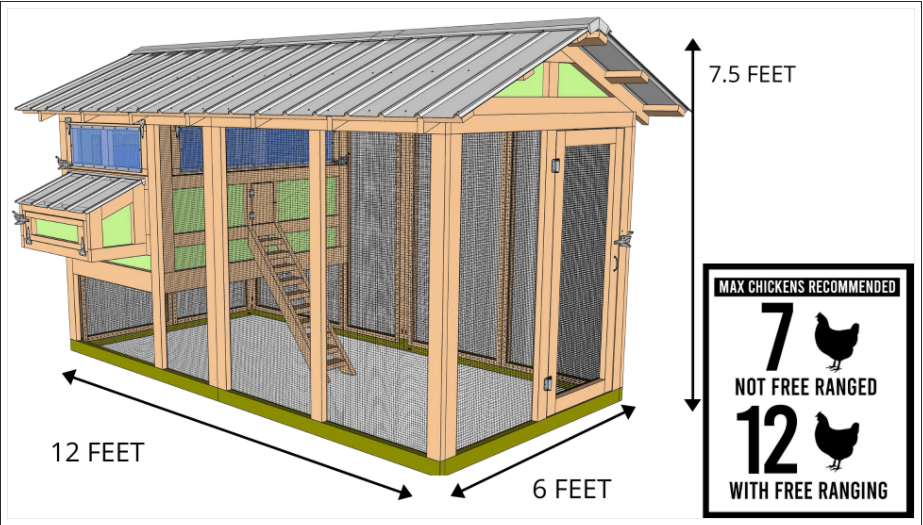 Outdoor Chicken Coop - 6