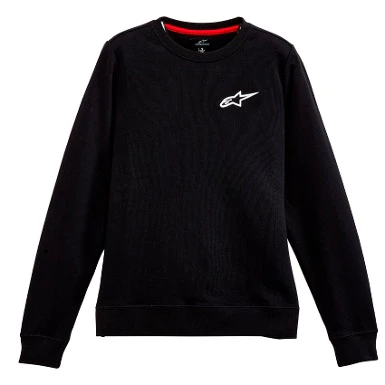SUDADERA ALPINESTARS AGELESS CHEST CREW LADY NEGRO