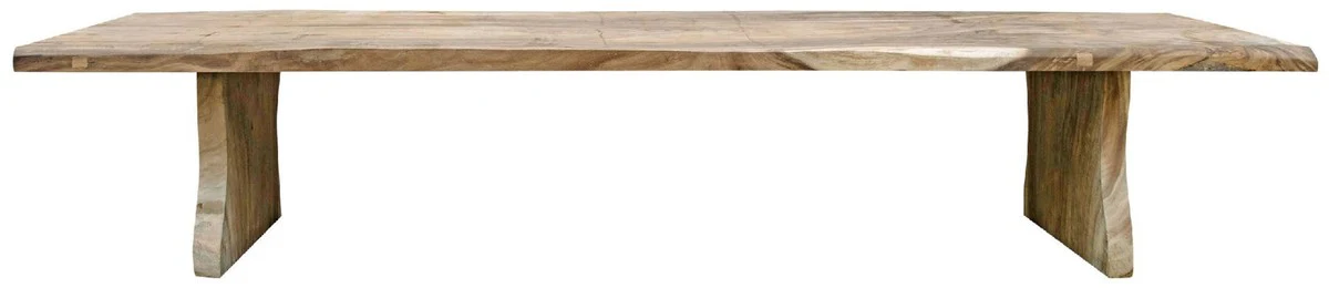 Country style dining table natural colors 400 cm - Huge rustic solid wood kitchen table - Rustic dining room furniture - Solid wood dining room furniture - Country style dining room furniture