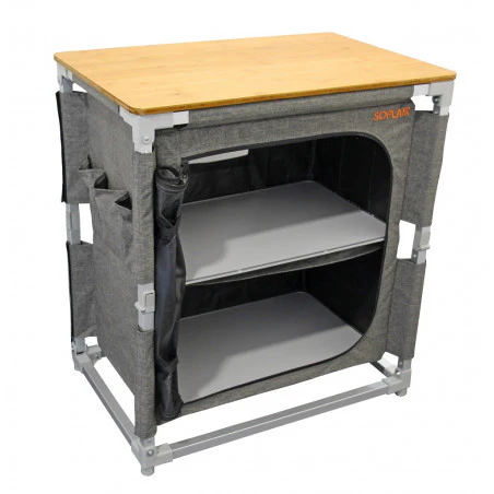 Hosa N Suitcase 2 Shelves - Kitchen furniture / folding wardrobe