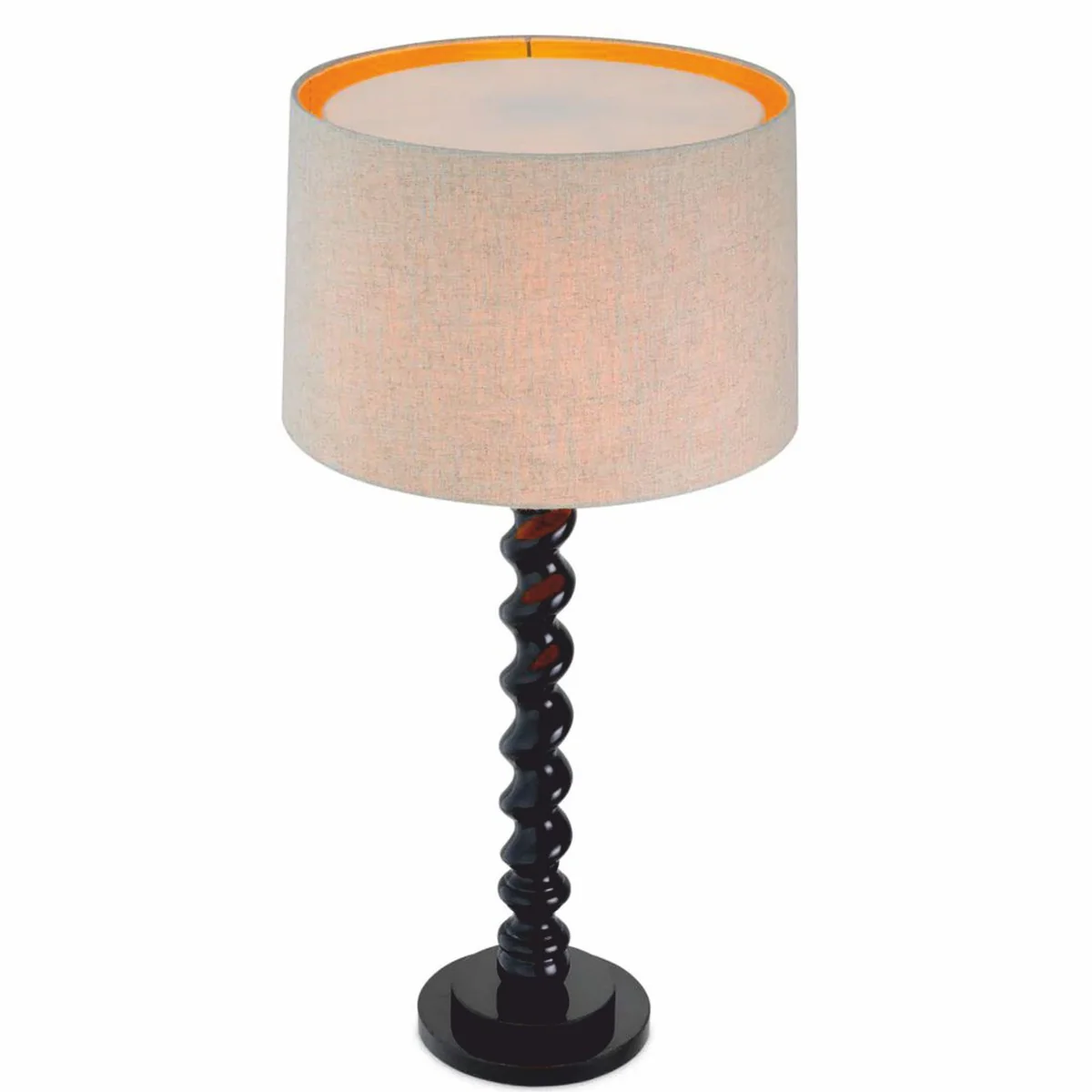 Luxury table lamp black / beige H. 81 cm - desk lamp