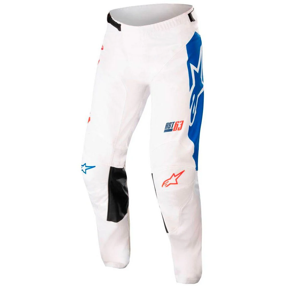PANTALON ALPINESTARS RACER COMPASS 22 BLANCO / AZUL / ROJO