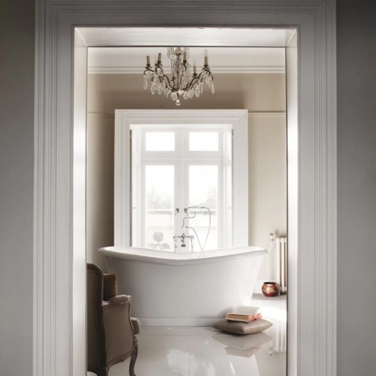 Freestanding bathtub 1800mm BAdm180 - Freestanding retro antique bathtub