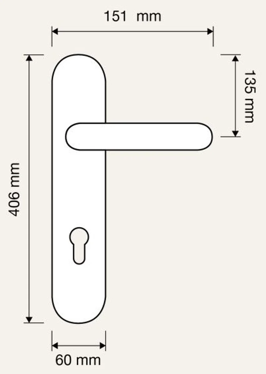 Baroque Door Handle Set French Gold 6