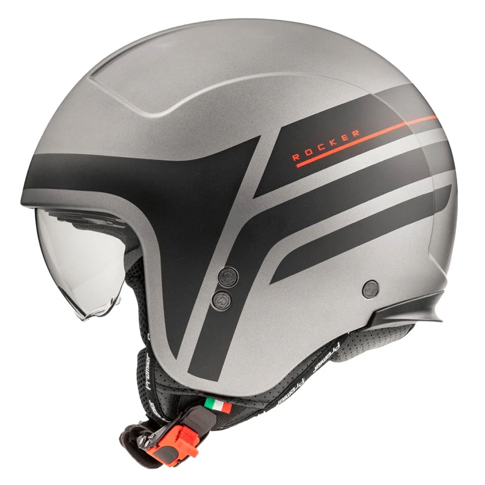 CASCO JET PREMIER ROCKER ON 17 BM GRIS / ROJO