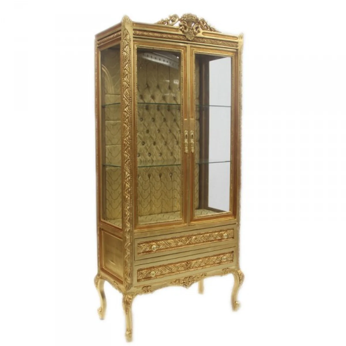 Baroque display cabinet Gold ModF4 - double display cabinet