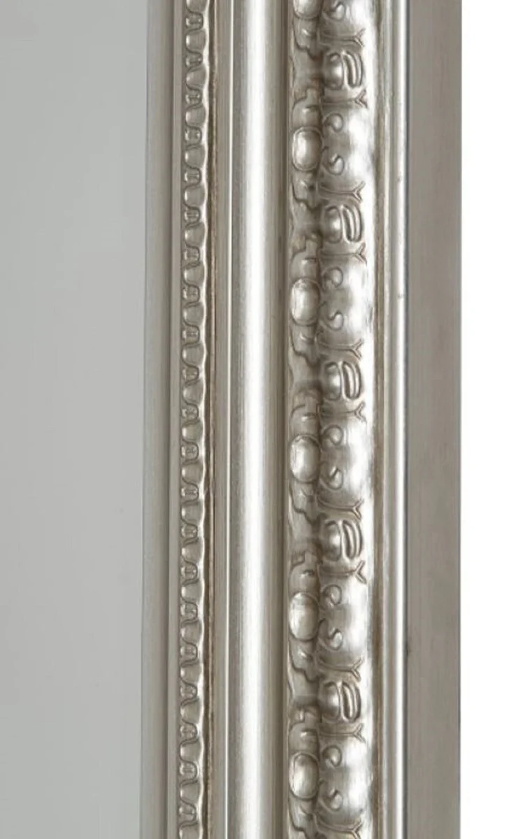 Baroque wall mirror silver 60 x H. 150 cm - handmade mirror in the baroque style