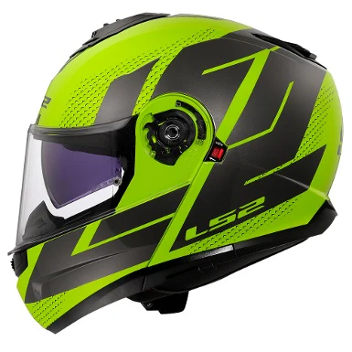 CASCO MODULAR LS2 FF908 STROBE II CODE - AMARILLO / GRIS