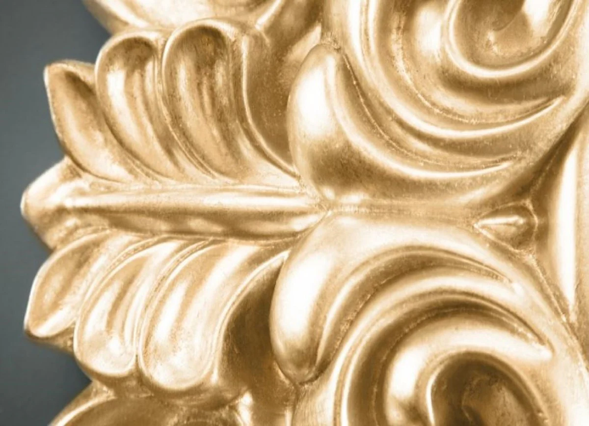 Baroque mirror antique gold 90 x 5 x H. 180 cm - Rectangular wall mirror in baroque style - Wardrobe mirror - Living room mirror - Baroque furniture