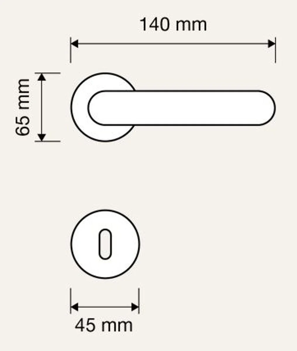 Luxury baroque door handle set gold 14 x H. 6.5 cm - door handle set with Swarovski crystal glass