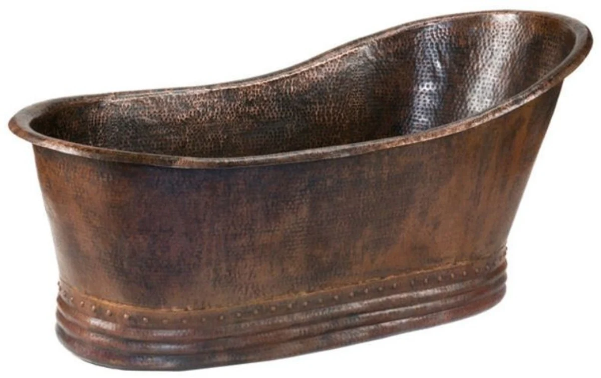 Luxury Art Nouveau copper bathtub 170 x 84 x H. 81 cm - Freestanding retro bathtub - Rustic bathroom furniture