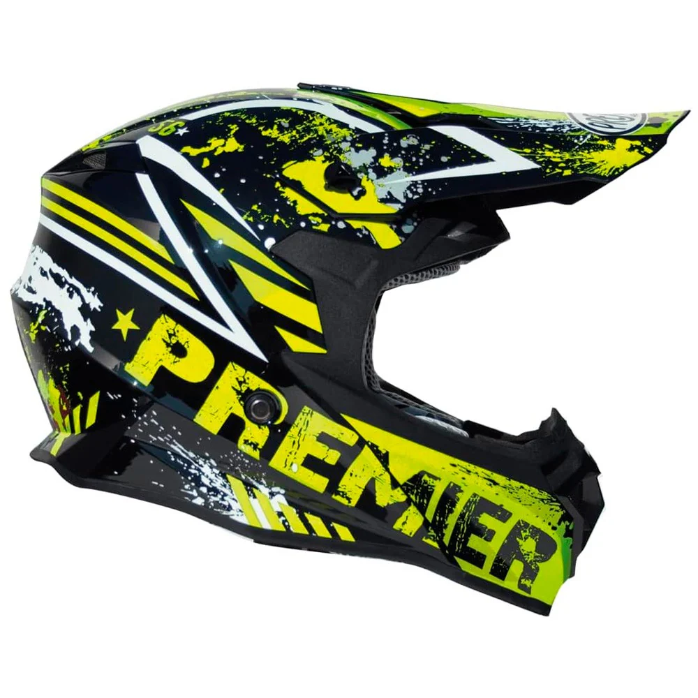 PREMIER EXIGE ZXY CROSS / ENDURO HELMET BLACK / FLUOR