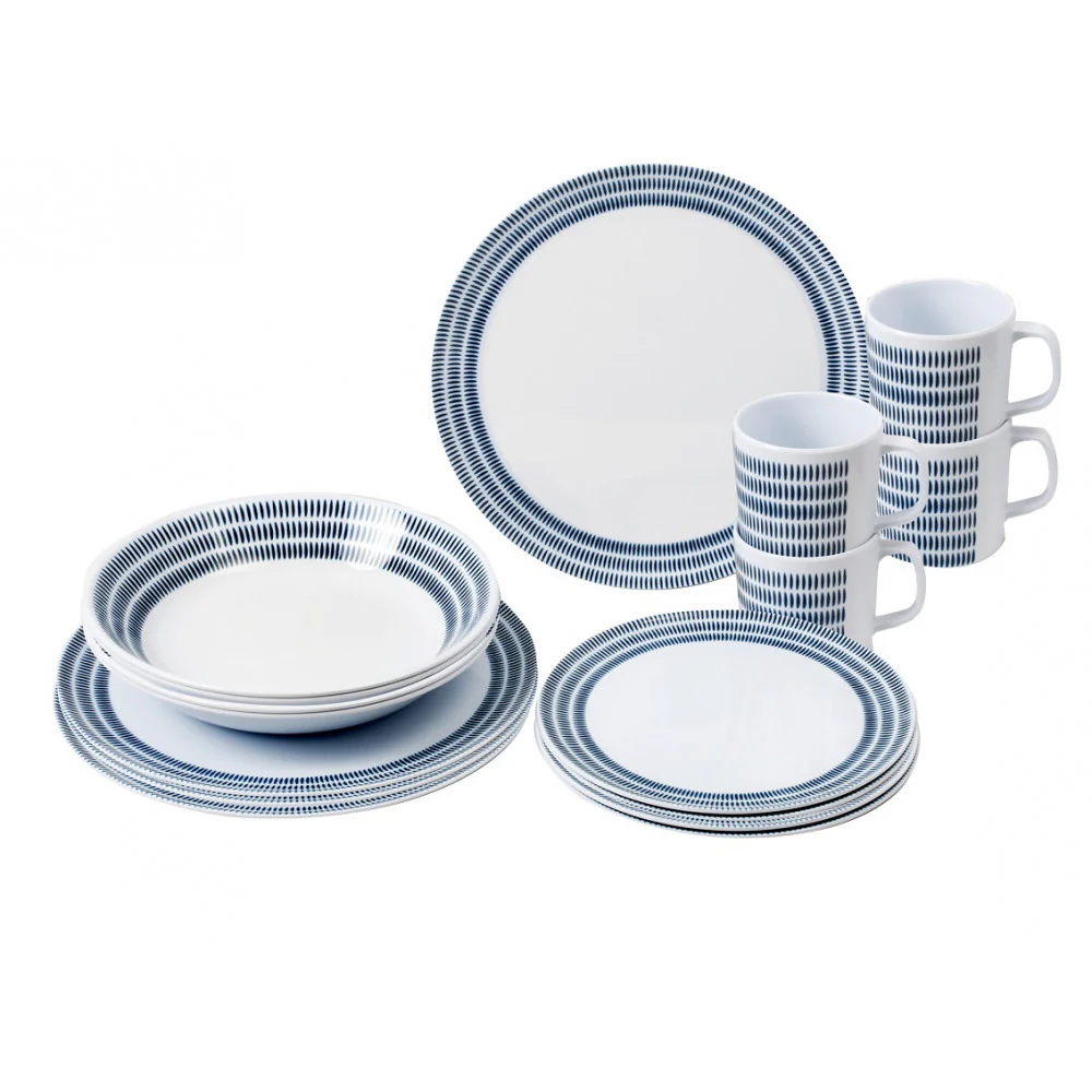 Brunner melamine tableware SET BLUEBAY -16 pieces