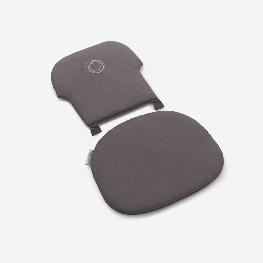 Bugaboo Giraffe Baby Pillow Set for Giraffe Chair Baby Set, Backrest and Seat, Stormy Grey