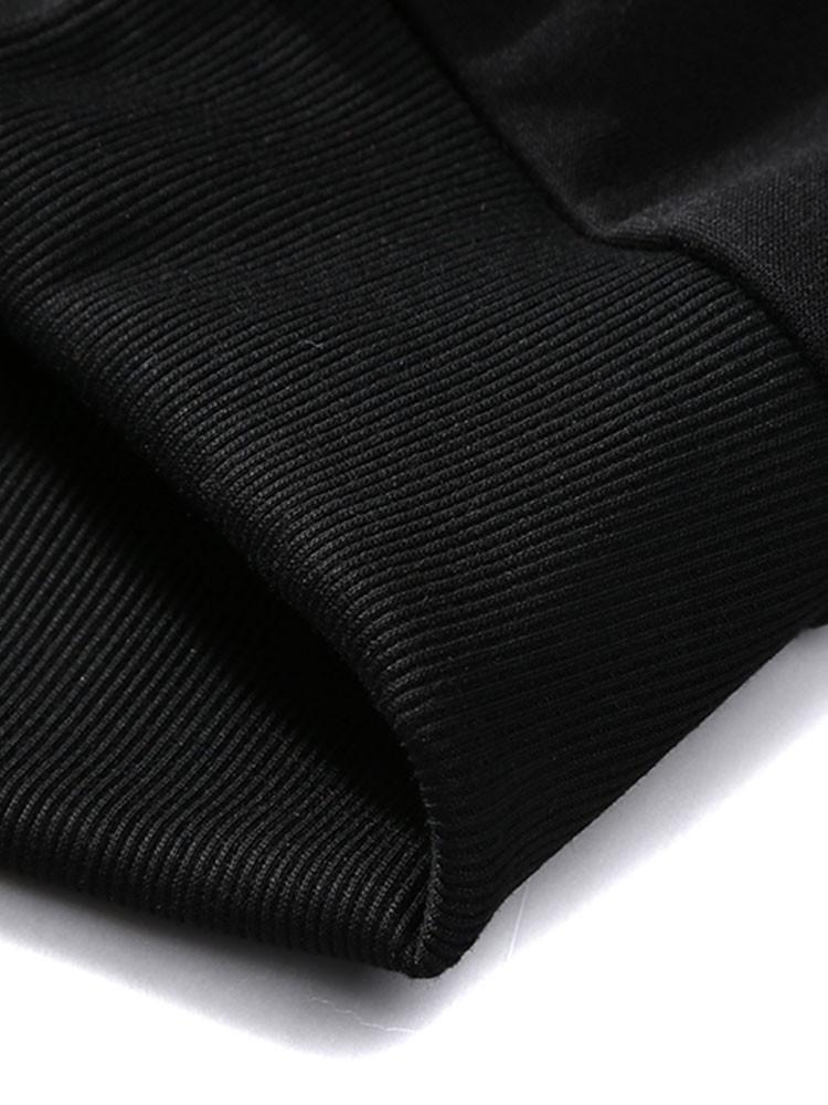 Brushstroke Smiley Print Hoodie