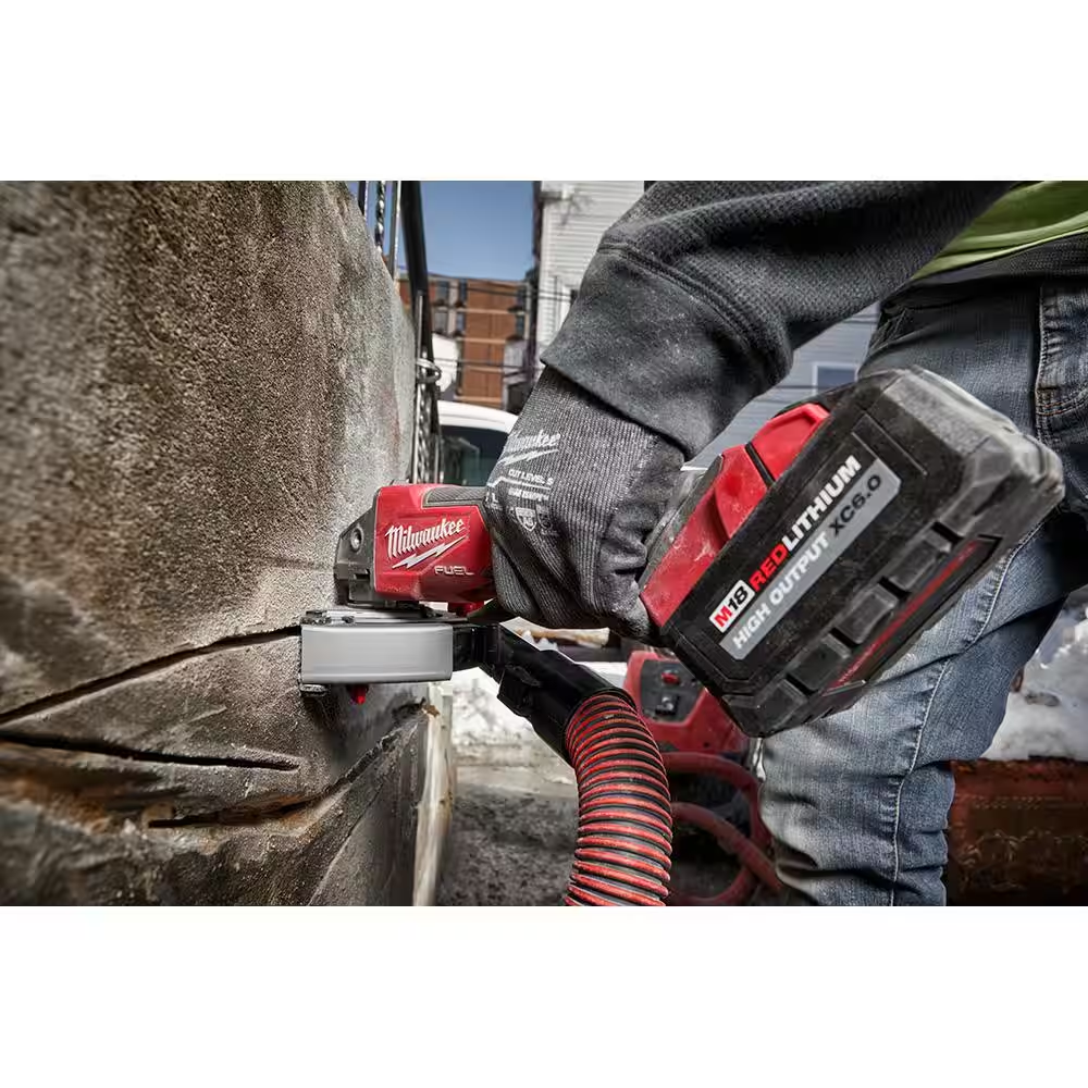 M18 FUEL 18V Lithium-Ion Brushless Cordless 4-1/2 in./5 in. Grinder w/Paddle Switch (Tool Only)