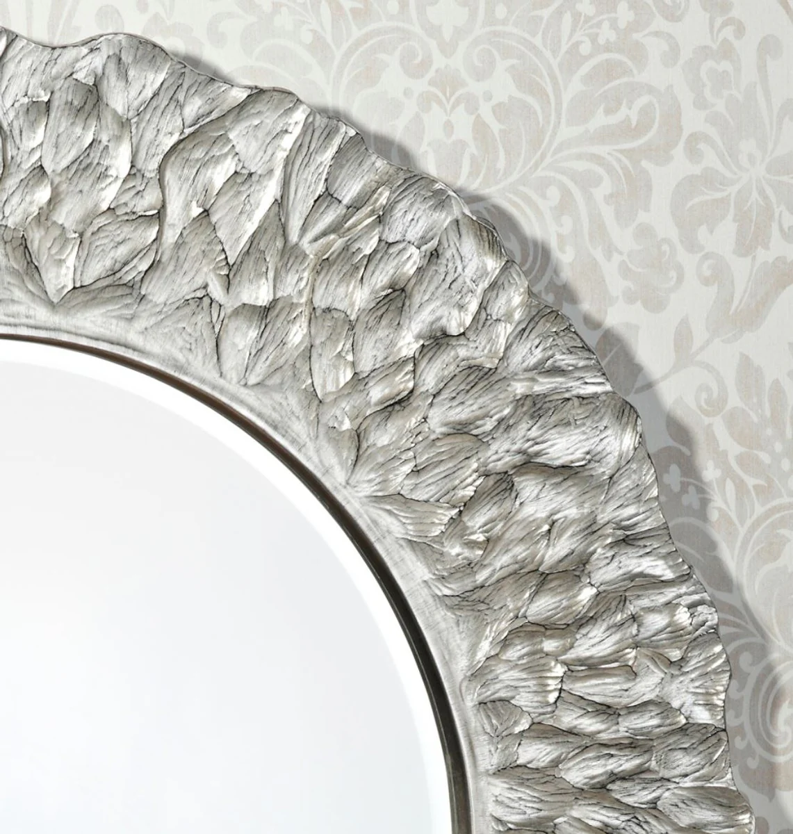 Hotel / Restaurant Mirror Silver Ø 110 cm - Luxury Quality