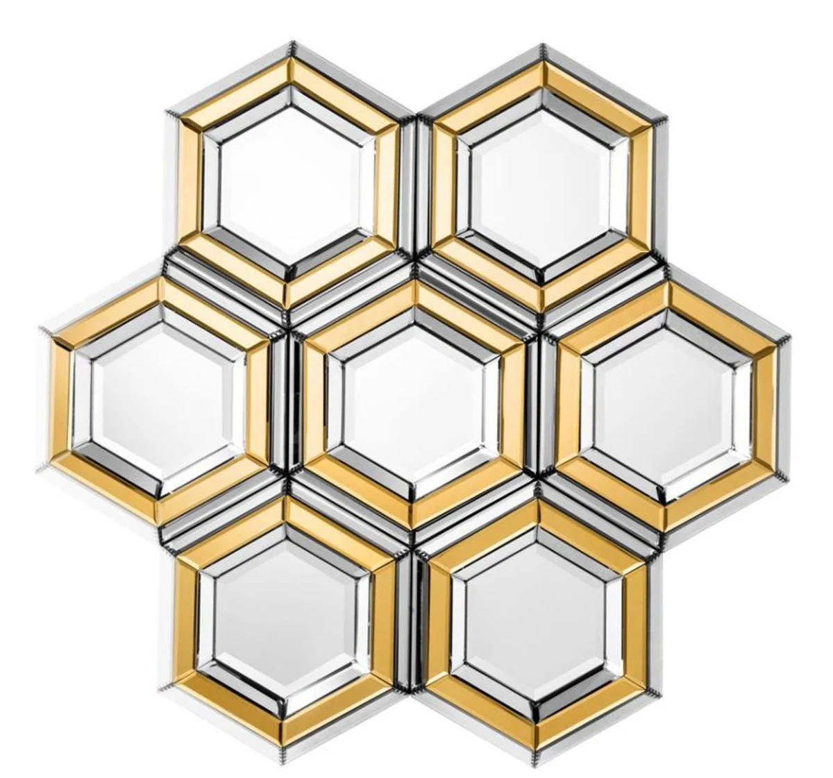 Designer mirror gold 100 x H 103 cm - luxury wall mirror