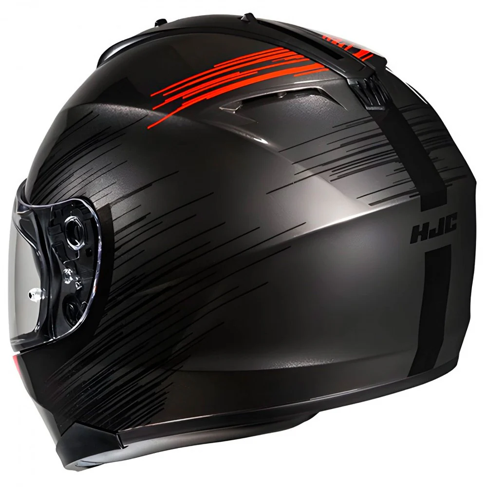 HJC C70N SWAY HELMET - BLACK / RED