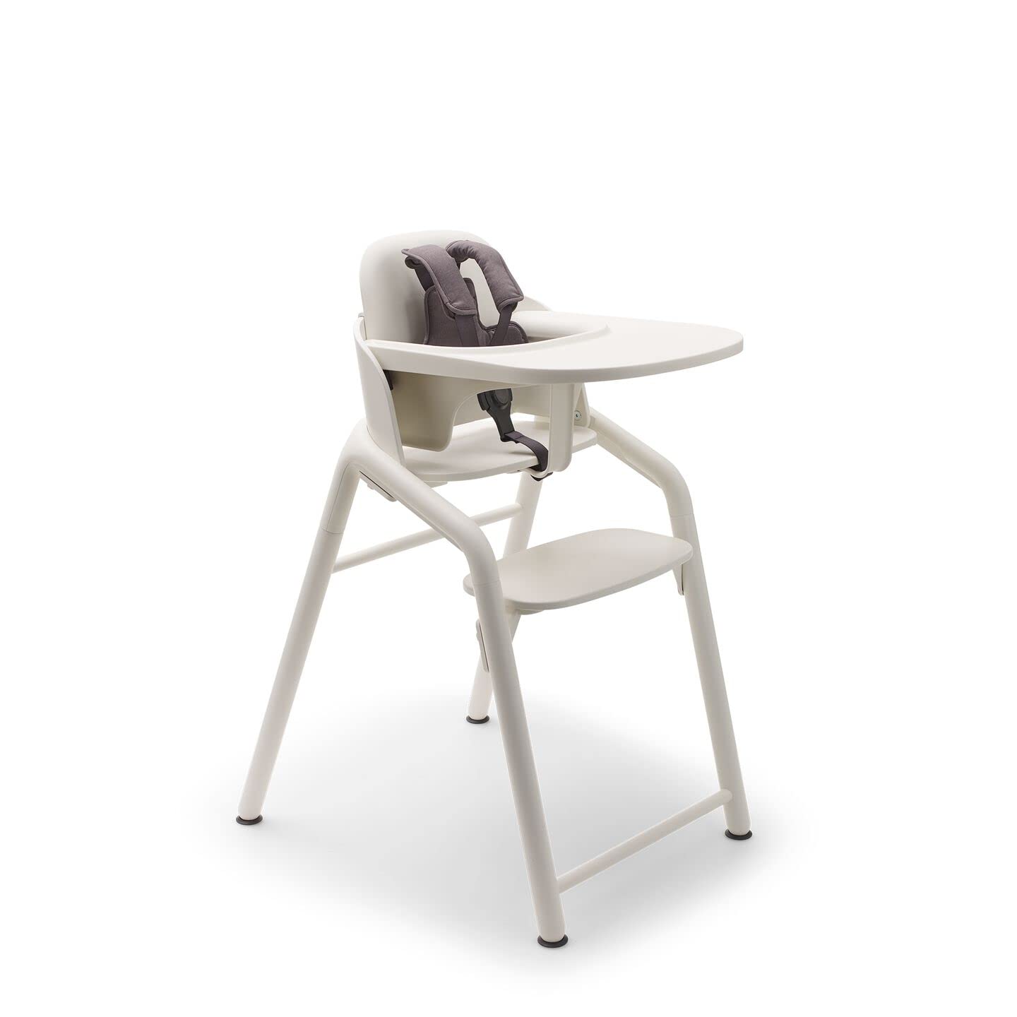 Bugaboo Giraffe Wooden Baby High Chair, Adjustable in 1 Second, Easy to Clean, Safe and Ergonomic Highchair, Suitable from Birth in Combination with Newborn Set (Sold Separately), Warm Wood/Gray