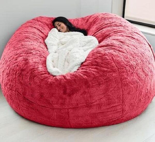 Comfort Beanbag Giant Lovesac Includes Filler