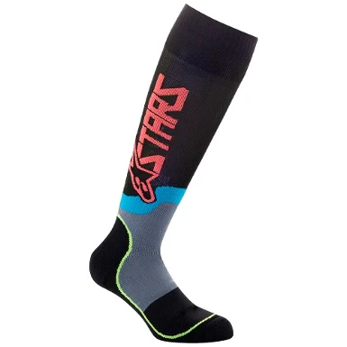 MX PLUS2 BLACK / ORANGE ALPINSTARS SOCKS