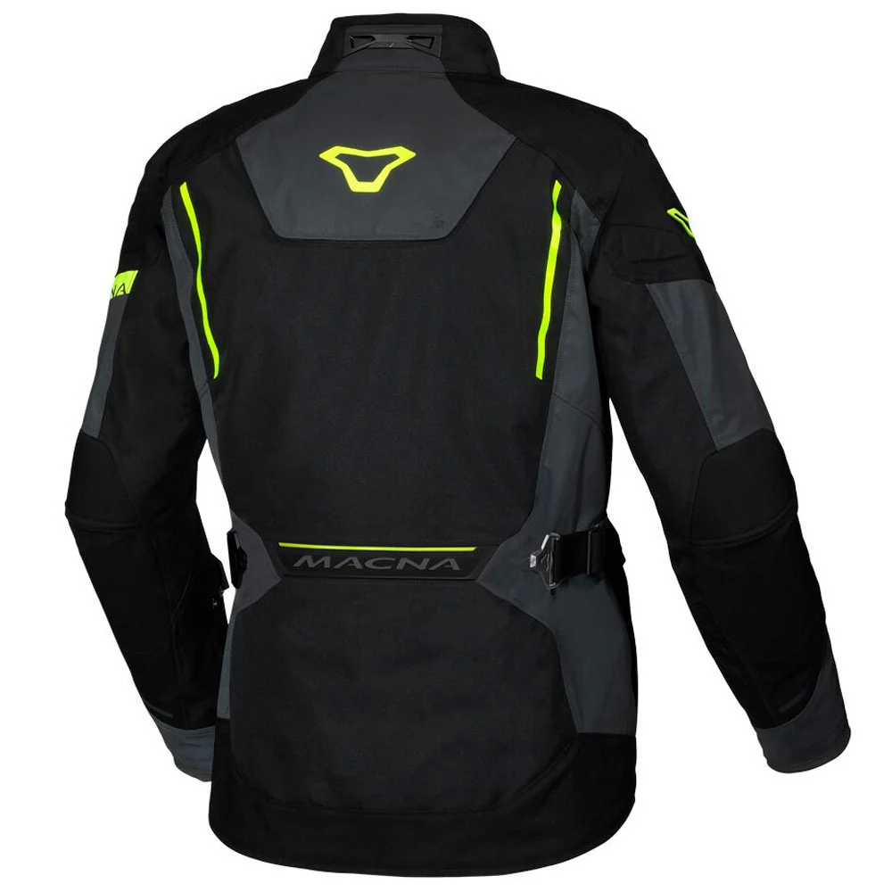 CHAQUETA 4 ESTACIONEN MACNA MUNDIAL EYE NIGHT LADY - NEGRO / GRIS / AMARILLO