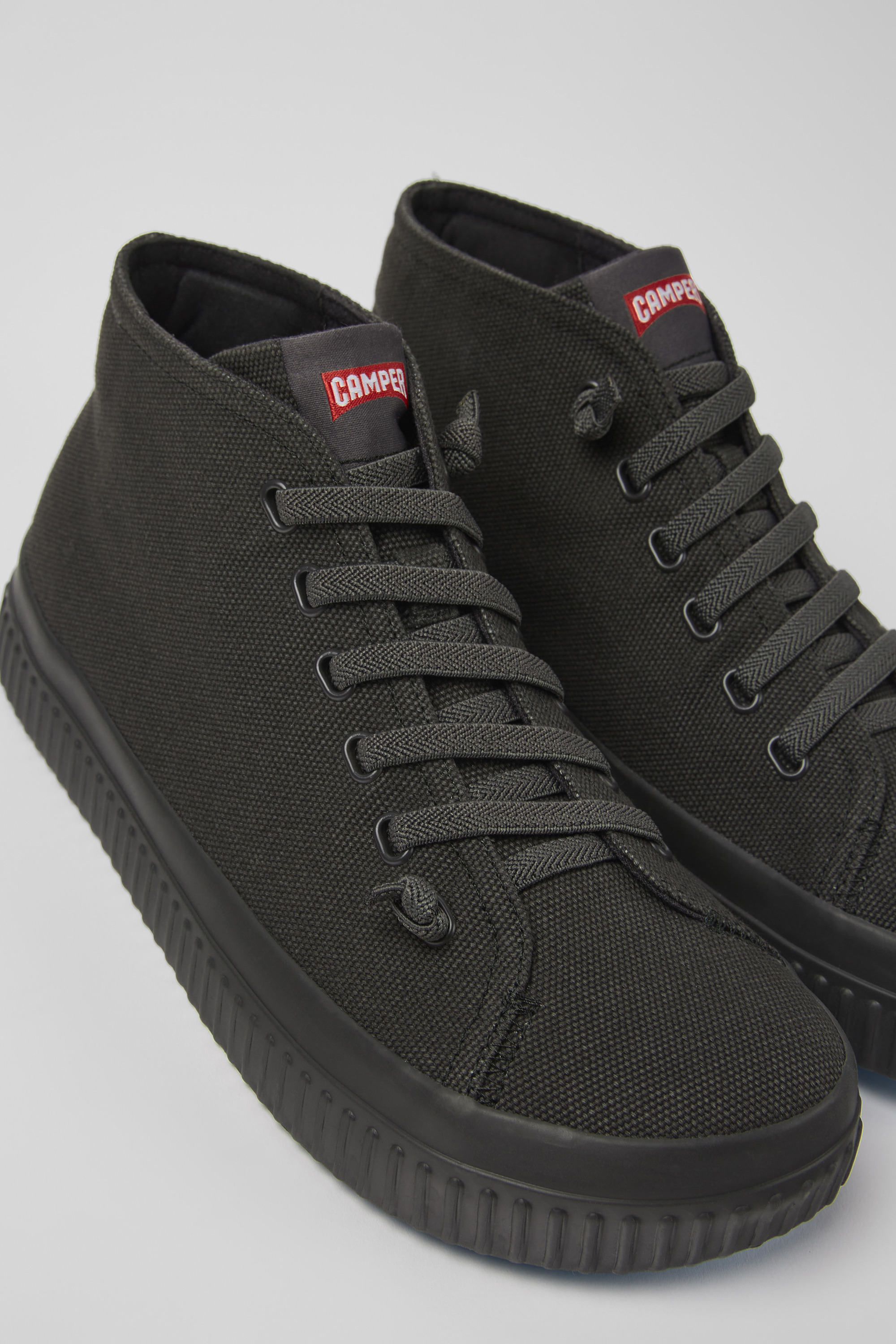 Peu Roda - Gray recycled cotton sneakers for men