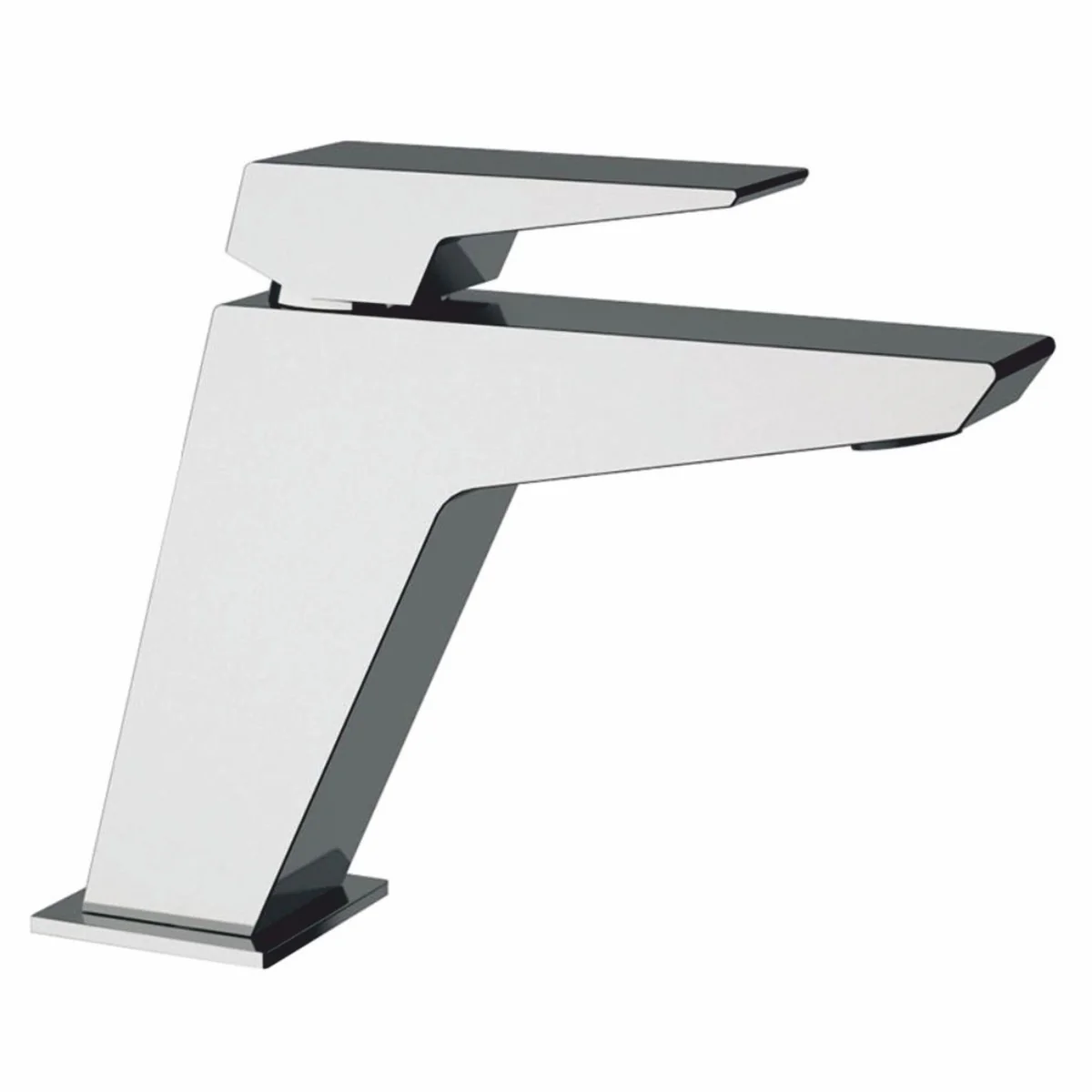 Luxus Waschtischarmatur Chrom H. 14,3 cm - Badezimmer Accessoires - Made in Italy