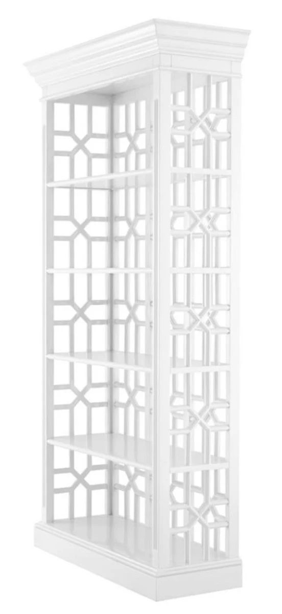 Designer mahogany shelf cabinet piano white - luxury quality