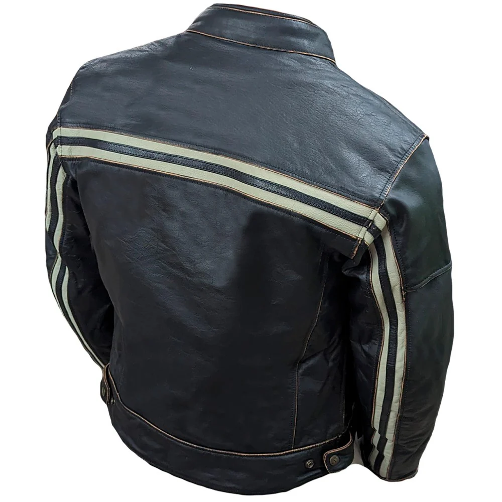 DEAN BLACK LEATHER JACKET