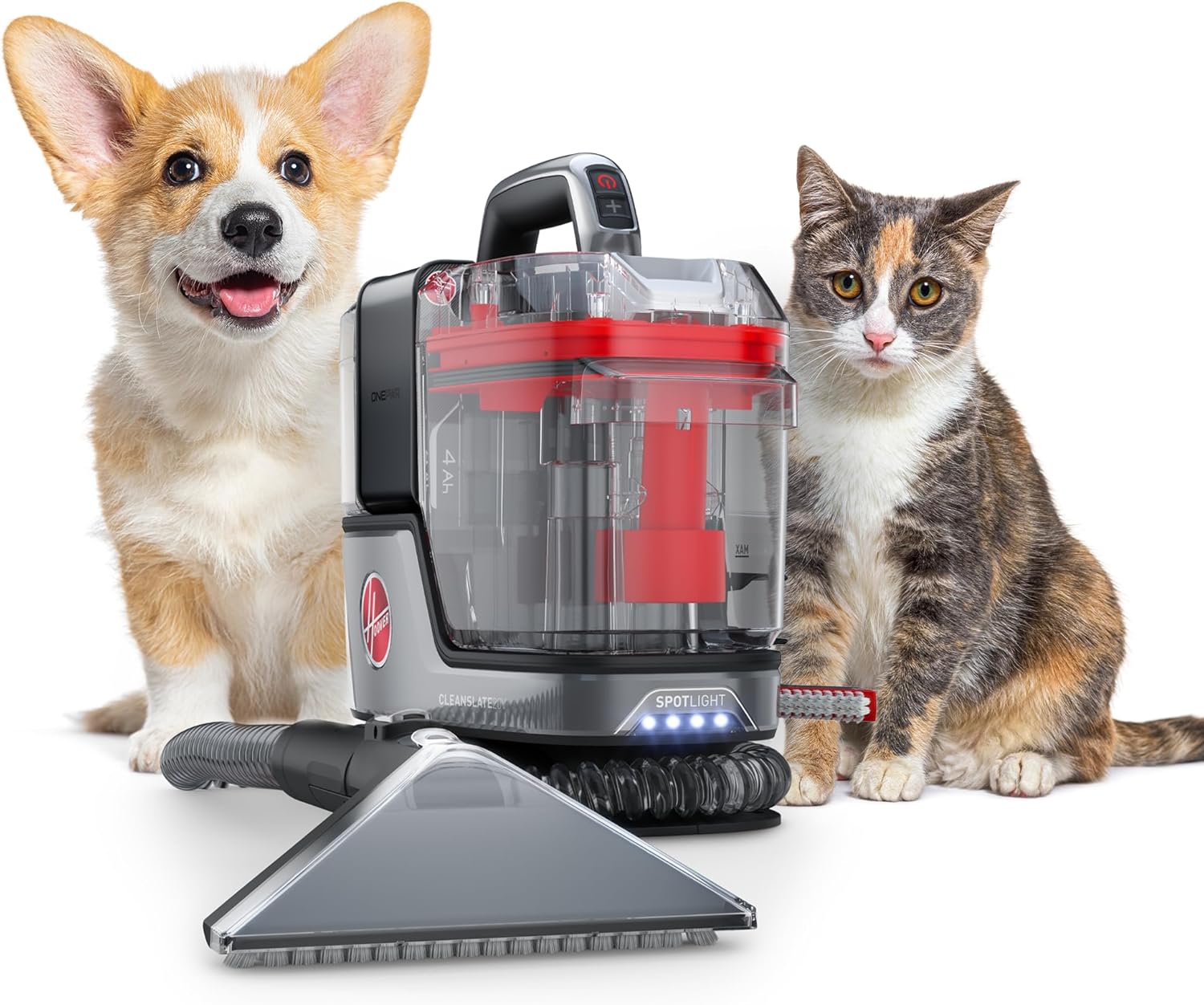 Hoover CleanSlate Plus Portable Carpet Upholstery Spot Cleaner with Powerful Suction