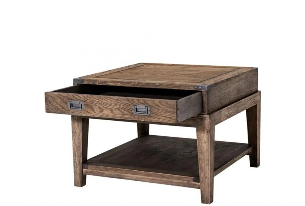 Luxury Art Deco Designer Oak Wood Side Table - Luxury Side Table