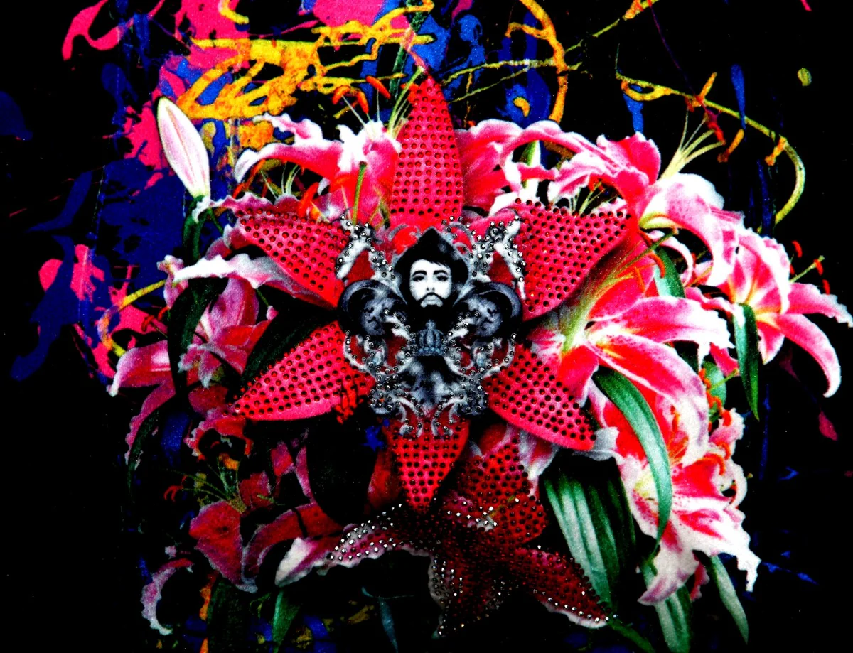 Harald Glööckler Designer Decorative Cushion Pompöös by with Glitter Stones - Art Collection -