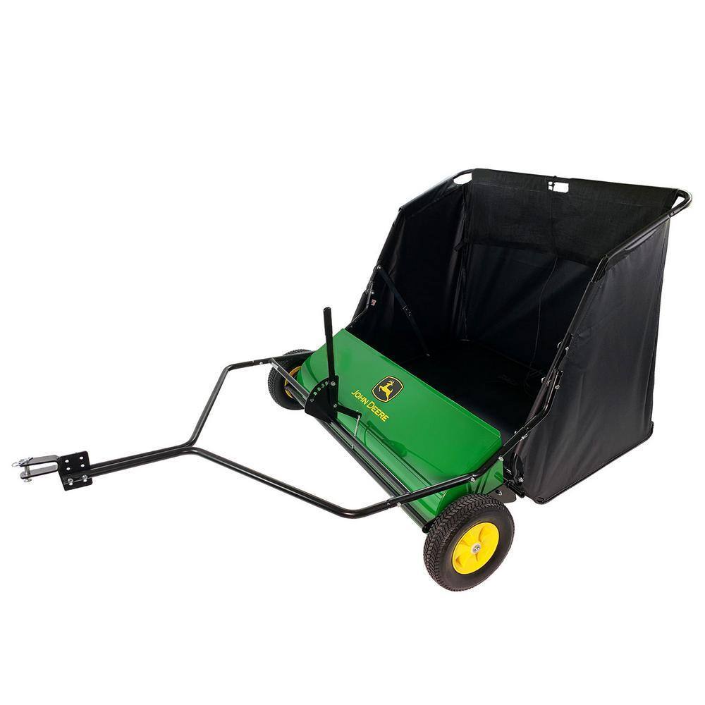John Deere 42′′ Tow-Behind Lawn Sweeper, 24 cu. ft. Capacity, Adjustable Brushes