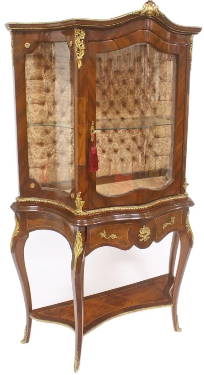 Baroque display cabinet 105 x 42 x H. 174 cm - Baroque furniture - display cabinet - living room cabinet