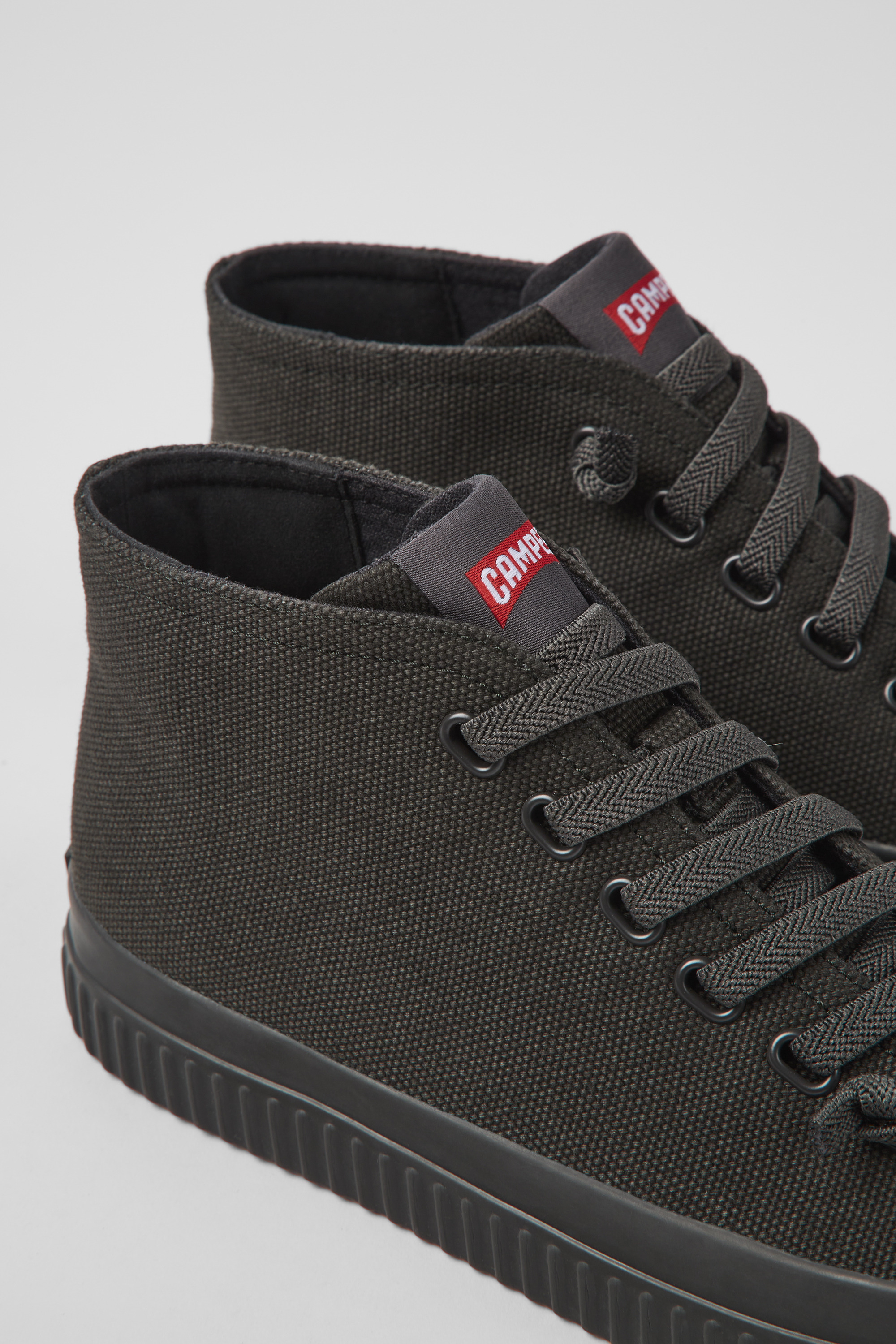 Peu Roda - Gray recycled cotton sneakers for women