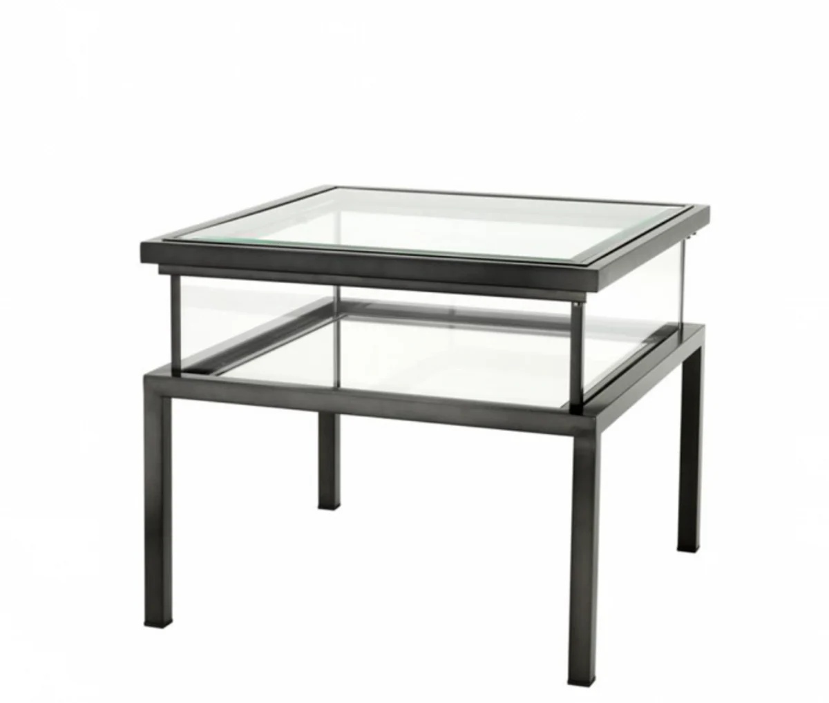 Luxury Art Deco designer side table bronze 65 x 65 x H. 55.5 cm - Luxury Collection