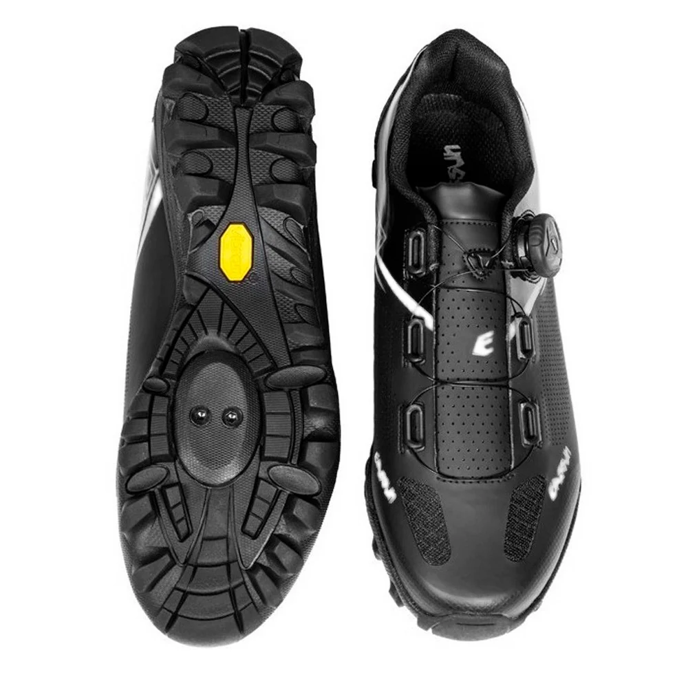 MOUNTAIN BIKE EASSUN 320 SHOES - BLACK / WHITE