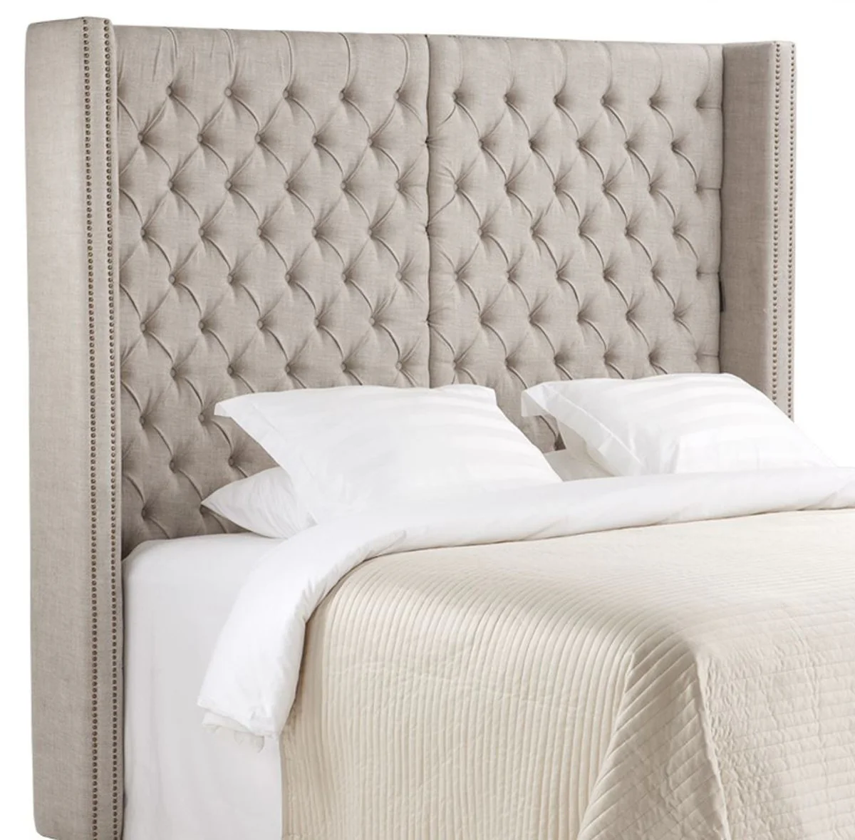 Luxury bed headboard 200 x H. 180 cm - designer bedroom furniture