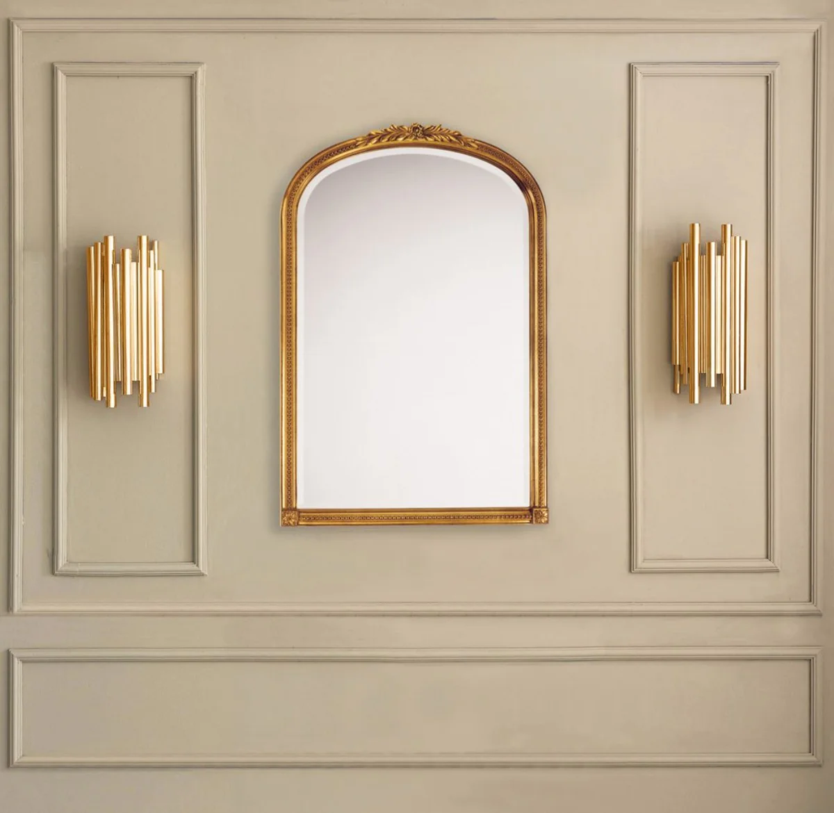 Baroque style wall mirror gold 63 x H. 94 cm - Baroque mirror