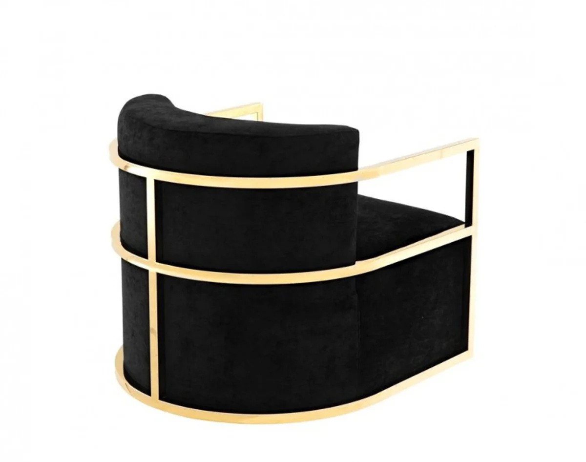 Luxury Designer Art Deco Hotel Salon Armchair Gold - Luxury Quality