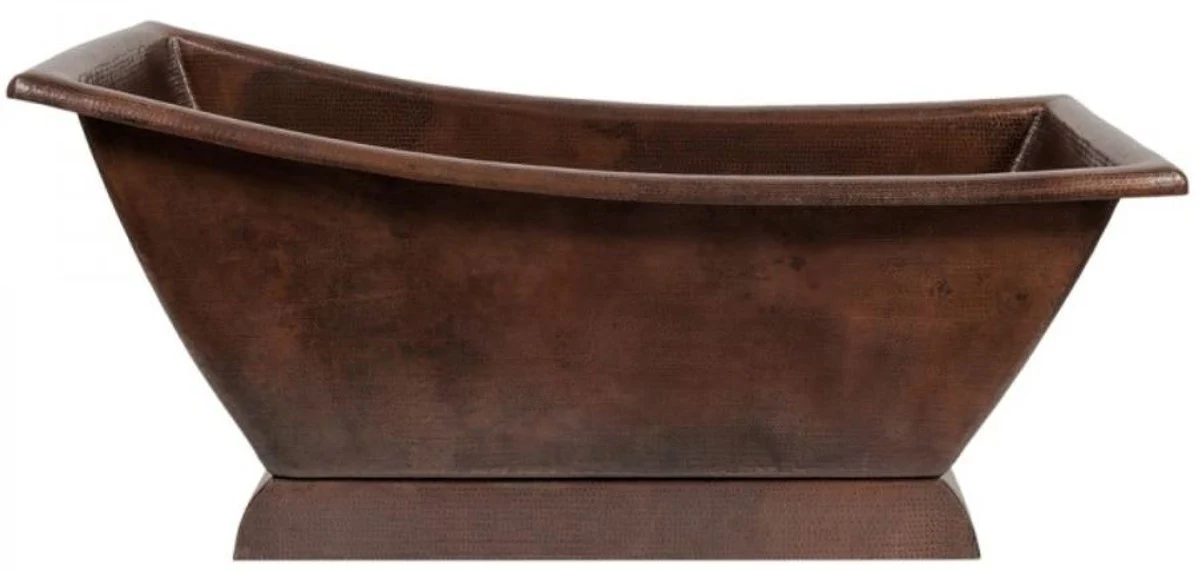 Luxury Art Nouveau copper bathtub 170 x 76 x H. 76 cm - Freestanding retro bathtub - Rustic bathroom furniture